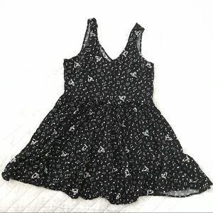 Musical Note A-Line Dress